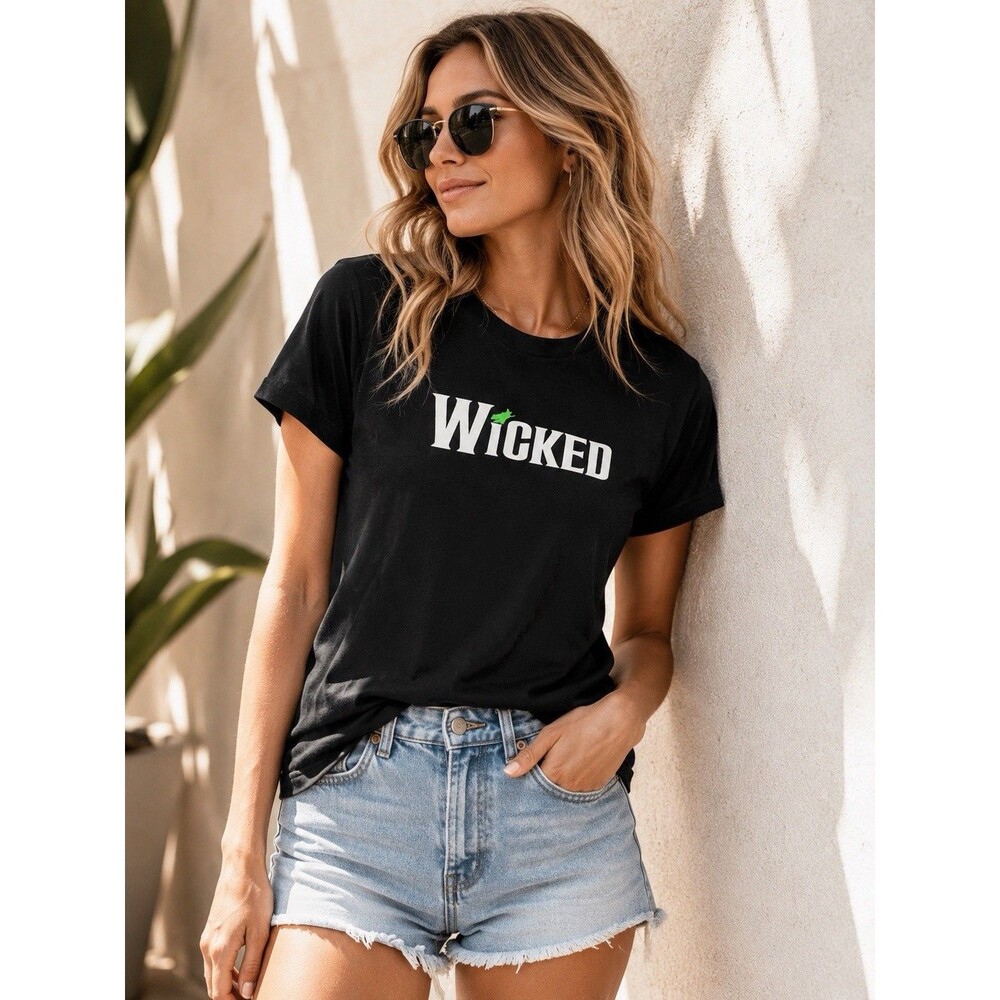 Wicked Broadway Musical Defy Gravity Green For Good Organic Cotton Tour Size S